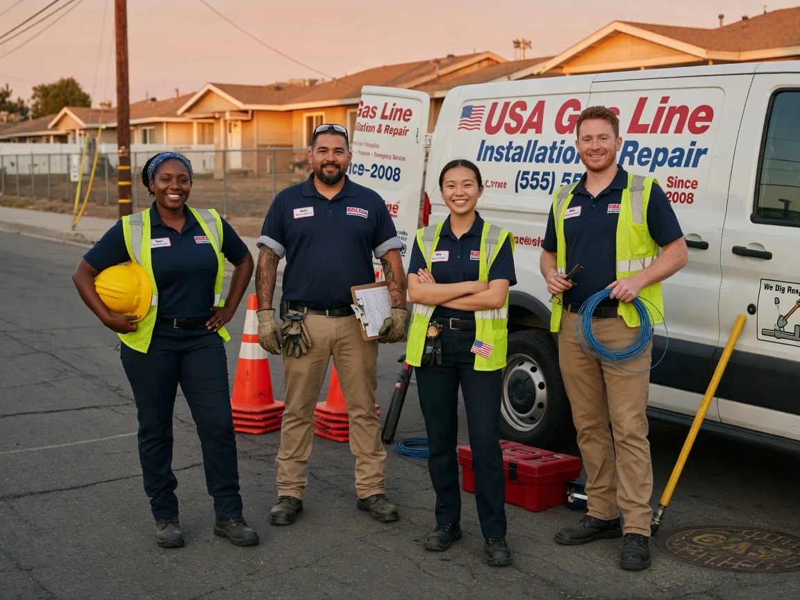 Gas Line Installation company in Moulton, TX